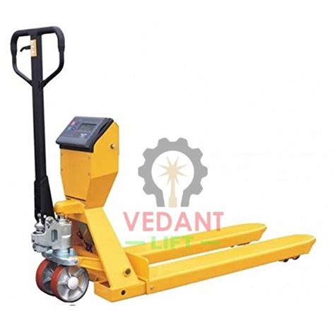 Mild Steel Weighing Scale Pallet Truck At 75000 00 INR In Pune Vedant