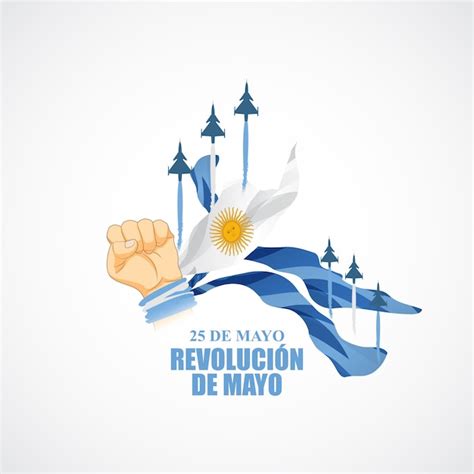 Ilustraci N Vectorial Del De Mayo Revoluci N De Mayo Vector Premium