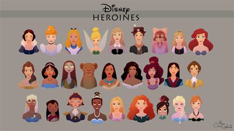 Disney Heroines Collection by MarioOscarGabriele on DeviantArt