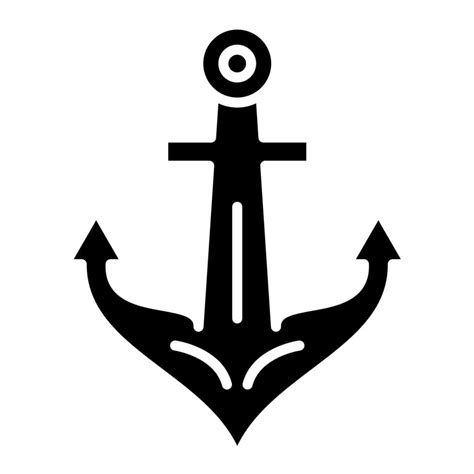 Ship Anchor vector icon 21731034 Vector Art at Vecteezy