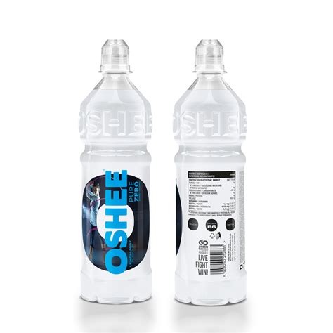 6x OSHEE ZERO Sport Drink PURE cytryna mięta bez cukru 750 ml Oshee