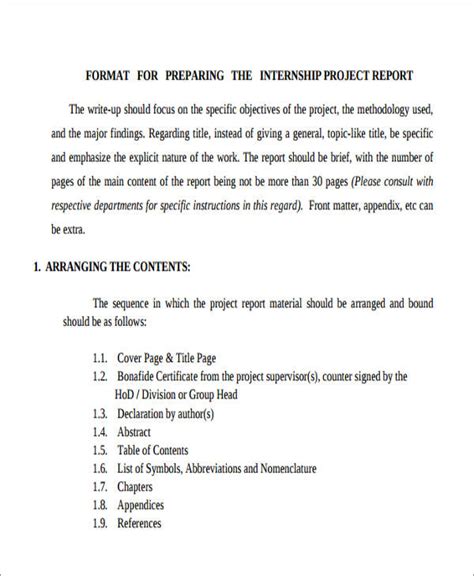 FREE 39 Sample Project Reports In PDF MS Word