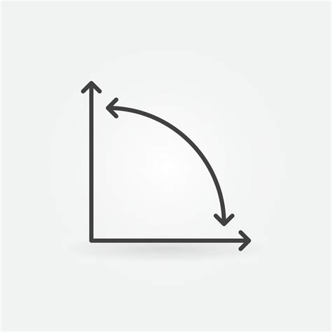 Right Angle Vector Thin Line Degrees Concept Minimal Icon