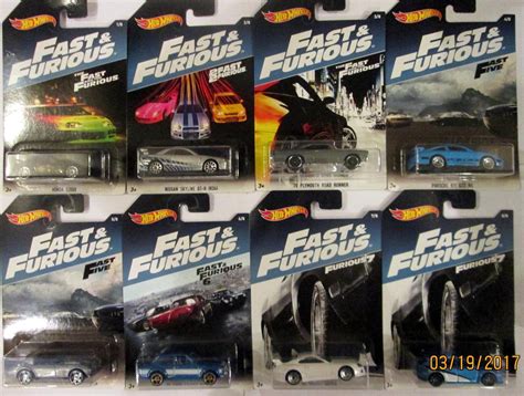 Amazon Hot Wheels 2017 Fast Furious Exclusive Bundle Of 8 Toys Games