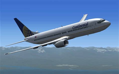 Continental Airlines Boeing 737-800 no winglets - Microsoft Flight ...