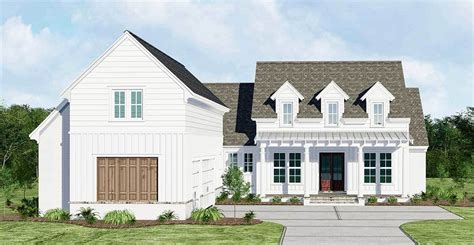 Country House Plan with Courtyard Garage and Bonus Above - 510028WDY ...