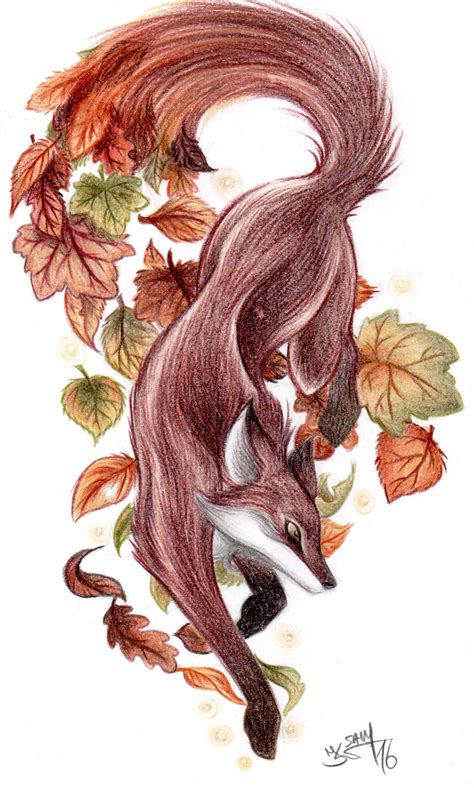 The Fall Fox by KiraSaintclair on DeviantArt