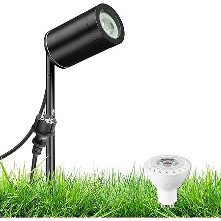 Lambado Kompakte Led Gartenleuchte Mit Erdspie Und Rgb Farbwechsel