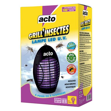 Acto Grill Insectes Lampe Led U V M Votre Alli E Contre Les