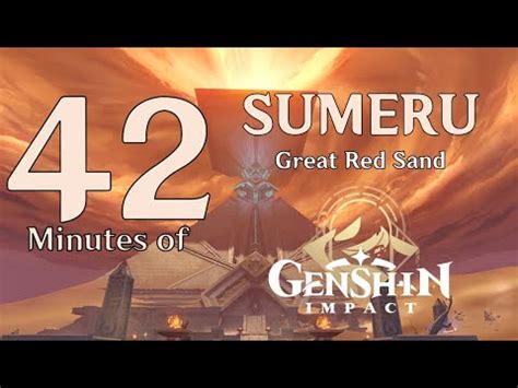 Sumeru Desert Great Red Sand Ost Genshin Impact Yu Peng Chen