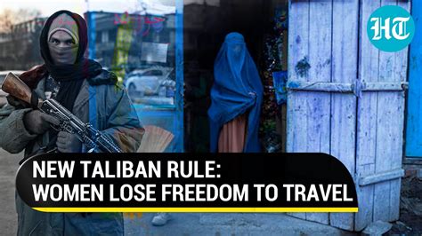 Taliban Ban Long Distance Road Trips For Afghan Women Without A Male