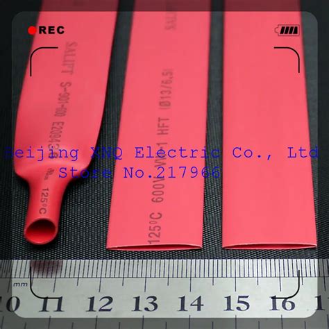 13mm Color Red Shrink Tube Heat Shrinkable Tube Insulation ROHS UL