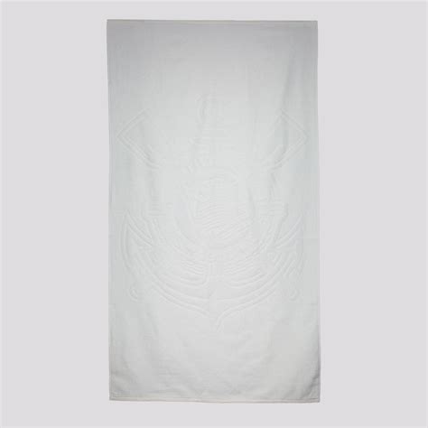 Bouton Corinthians Jacquard White Bath Towel FutFanatics