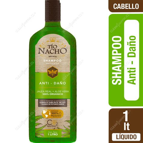 Shampoo Anticaída Tío Nacho Anti Daño 1 L Clean Queen