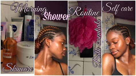 Morning Shower Routine Pamper Routine ~ Self Care Day Skincare