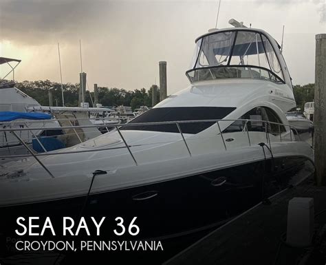 2007 37 Foot Sea Ray Sedan Bridge Motoryacht For Sale In Bensalem Pa