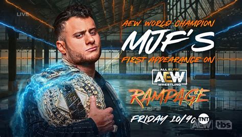 Mjf Appearance More Set For This Week S Aew Rampage Mania