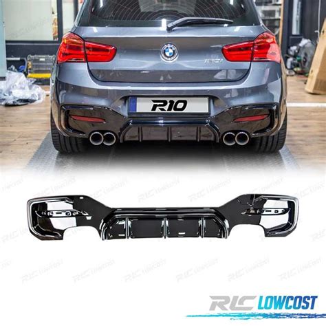 DIFUSOR PARA BMW F20 LCI 15 19 LOOK M PERFORMANCE PRETO BRIL