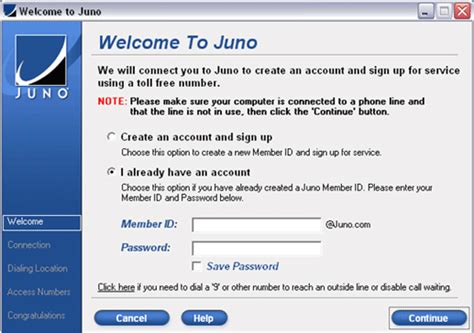 Juno - Software Preview- Value-priced Internet Service Provider - ISP ...