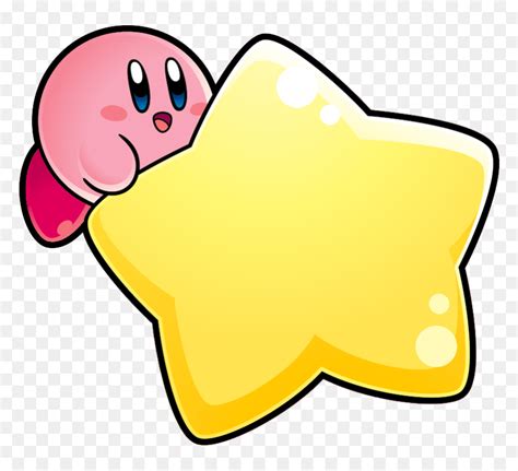 Kirby On A Star Hd Png Download Vhv