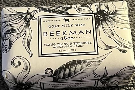 New Beekman 1802 Ylang Ylang And Tuberose Goat Milk Soap Bar 35 Oz Bar