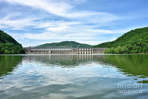 Bluestone Lake And Dam West Virginia Photograph By Brendan Reals