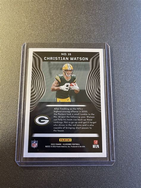 2022 Panini Illusions 35 Christian Watson RC EBay