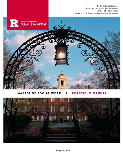 MSW Field Education Manual By Rutgers SSW Issuu