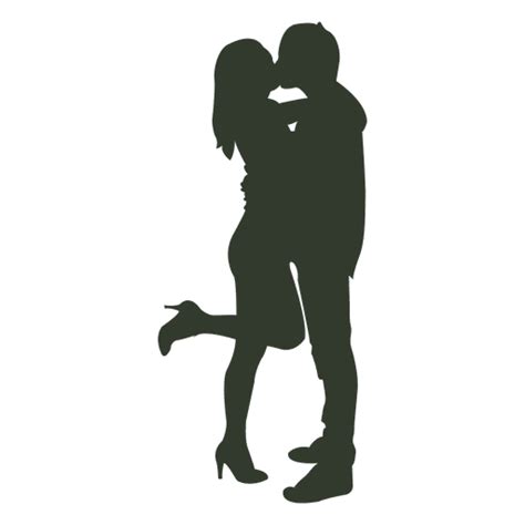 Design Png E Svg De Casal Se Beijando Em Silhueta Para Camisetas