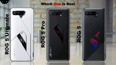 Rog Phone Ultimate Vs Rog Phone Pro Vs Rog Phone Youtube