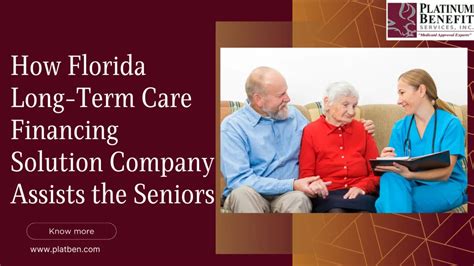 How Florida Long Term Care Financing Solution Company Helps