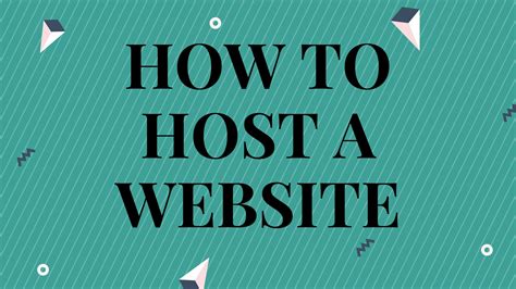 host  website  home step  step tutorial