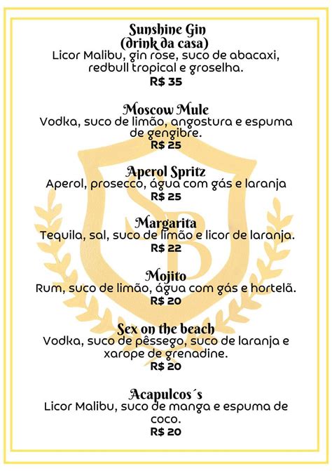 Menu em Skina Bar 330 Santo André