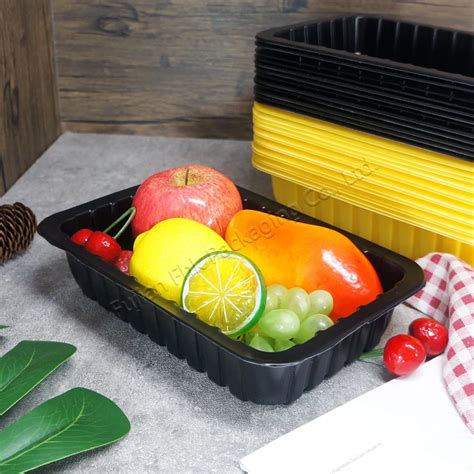 Disposable Plastic PP Meat Food Packaging Trays Customized Takeaway