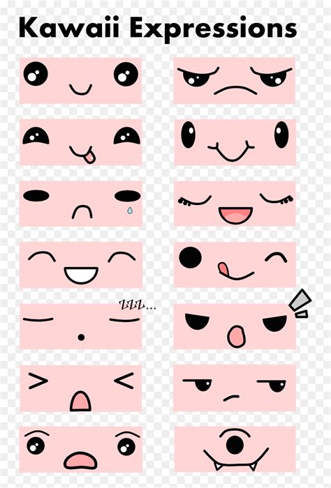 Draw Cute Kawaii Eyes, HD Png Download - vhv