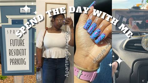 Spend The Day With Me Vlog Nail Day Apartment Hunting In Memphis Tn