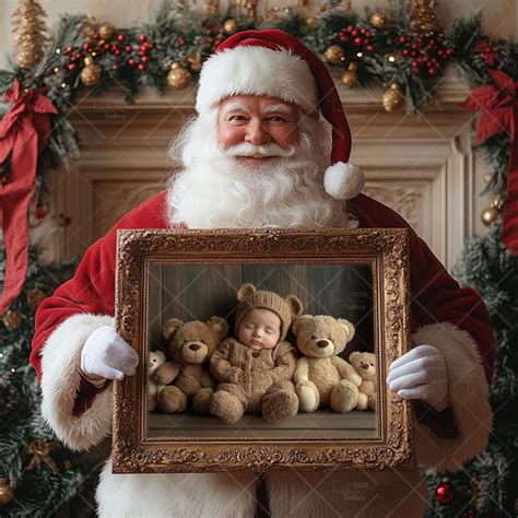 Santa Backdrop Etsy
