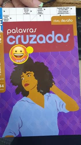 Livro Palavras Cruzadas Nivel Desafio Coquetel