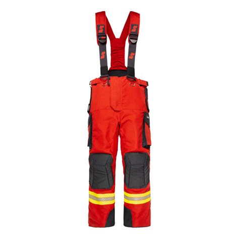 Überhose S GARD SWISSHUNTER 2 0 DIN EN 469 X2Y2Z 2 Nomex RSK rot