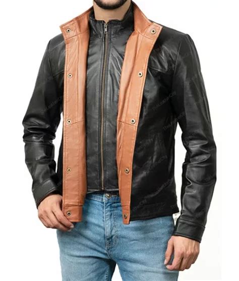 Yellowstone Thomas Rainwater Gil Birmingham Black Leather Jacket