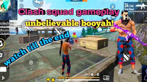 Clash Squad Ranked Gameplay In Free Fire Unbelievable Booyah Watch