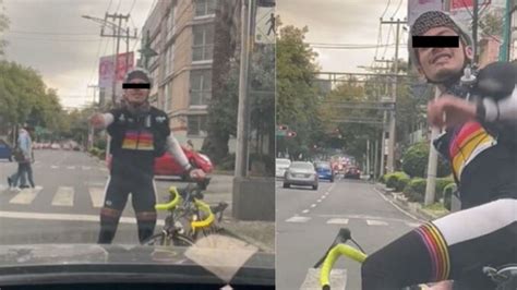 Video Denuncian A Ciclista Por Insultar A Una Familia En La Cdmx