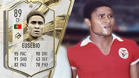 89 Base Icon Eusebio Player Review Fifa 23 Youtube