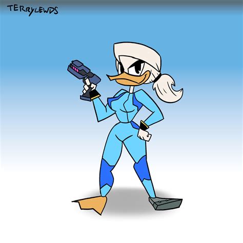 Zero Suit Della Duck By Terrylewds On Deviantart