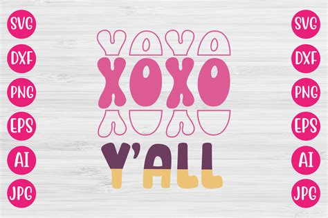 Xoxo Yall Retro Graphic By Designadda · Creative Fabrica