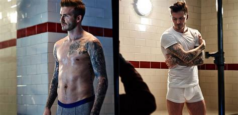 David Beckham Posa S De Cueca Para Campanha Estrelando