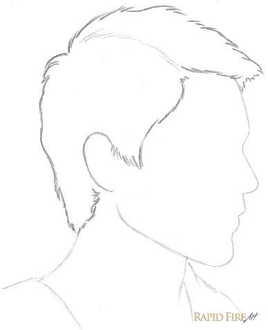 Male Short Hair Reference Drawing - Bonslugares Wallpaper