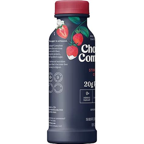 Chobani Complete Advanced Nutrition Protein Strawberry Cream Drink 10 Fl Oz Safeway