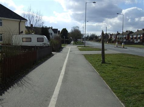 Cycle Track Beside Pelham Road Jthomas Geograph Britain And Ireland