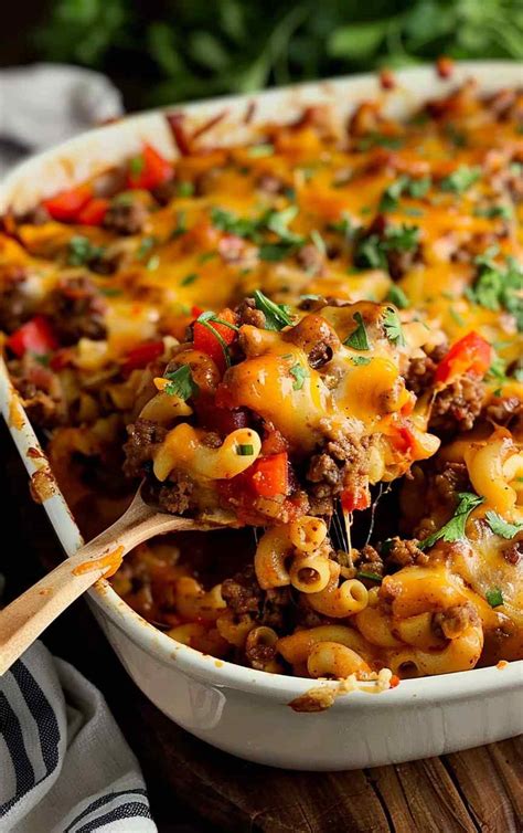 Hamburger Casserole Quick Homemade Recipes